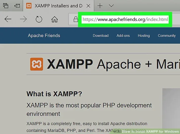 How to Install XAMPP for Windows